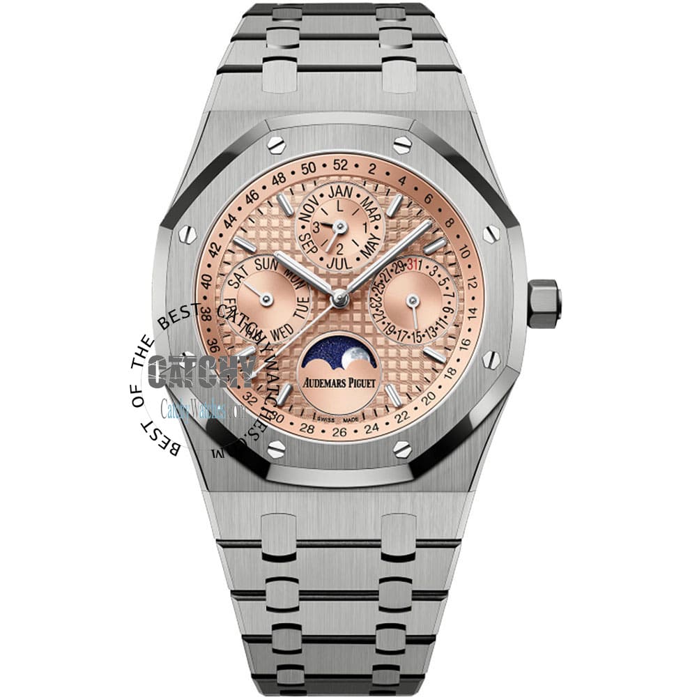 audemars-piguet-royal-oak-baby-salmon-pink-dial-moon-silver-metal-strap-egypt