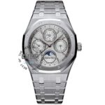 ساعه اوديمار بيغيه Royal Oak قمريه رمادى
