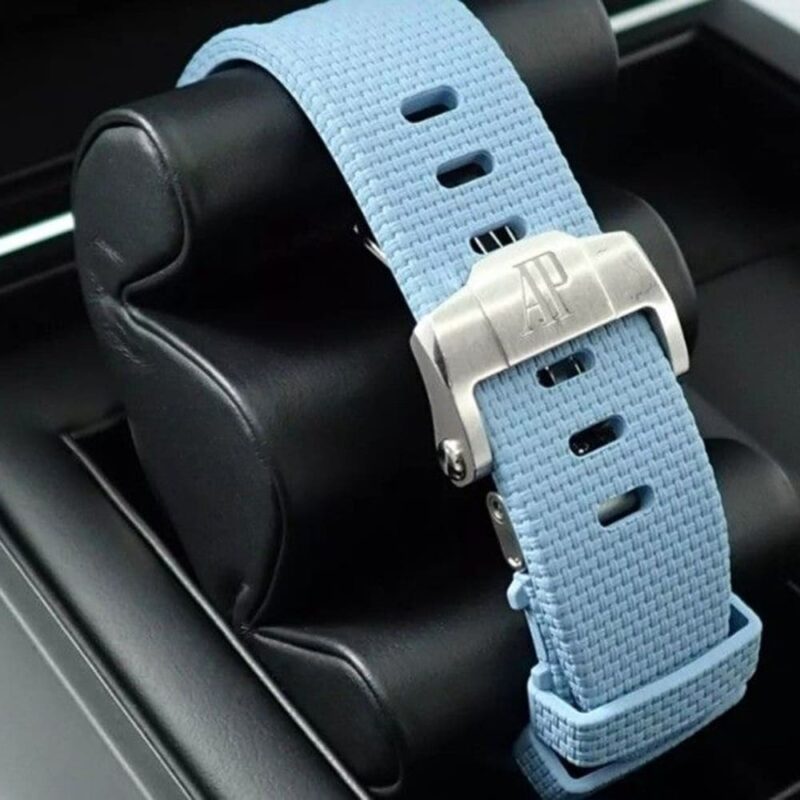 Audemar Piguet Watch For Men Royal Oak Blue - Image 4