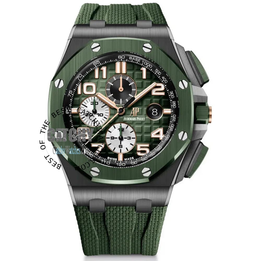 audemars-piguet-watch-royal-oak-offshore-selfwinding-men-stainless-steel-green-dial-sub-dial-egypt