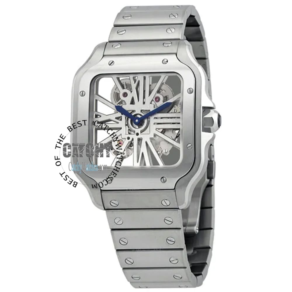 cartier-santos-model-automatic-skeleton-dial-mens-watch-in-egypt