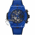 hublot-big-bang-magic-watch-egypt-for-men-with-skeleton-dial-and-blue-rubber-color-strap-blue-case-automatic