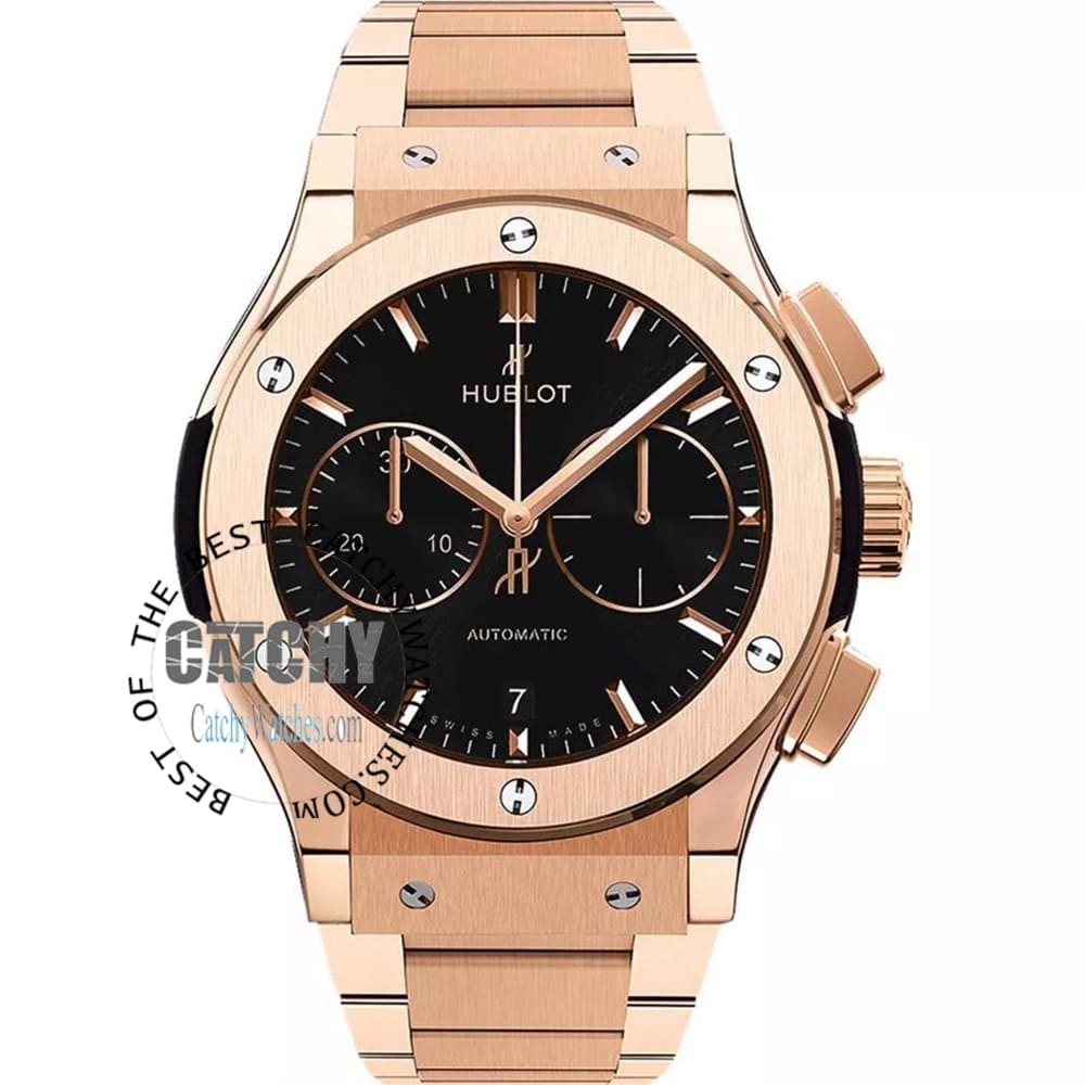 hublot-classic-fusion-watch-men-rose-gold-metal-strap-egypt