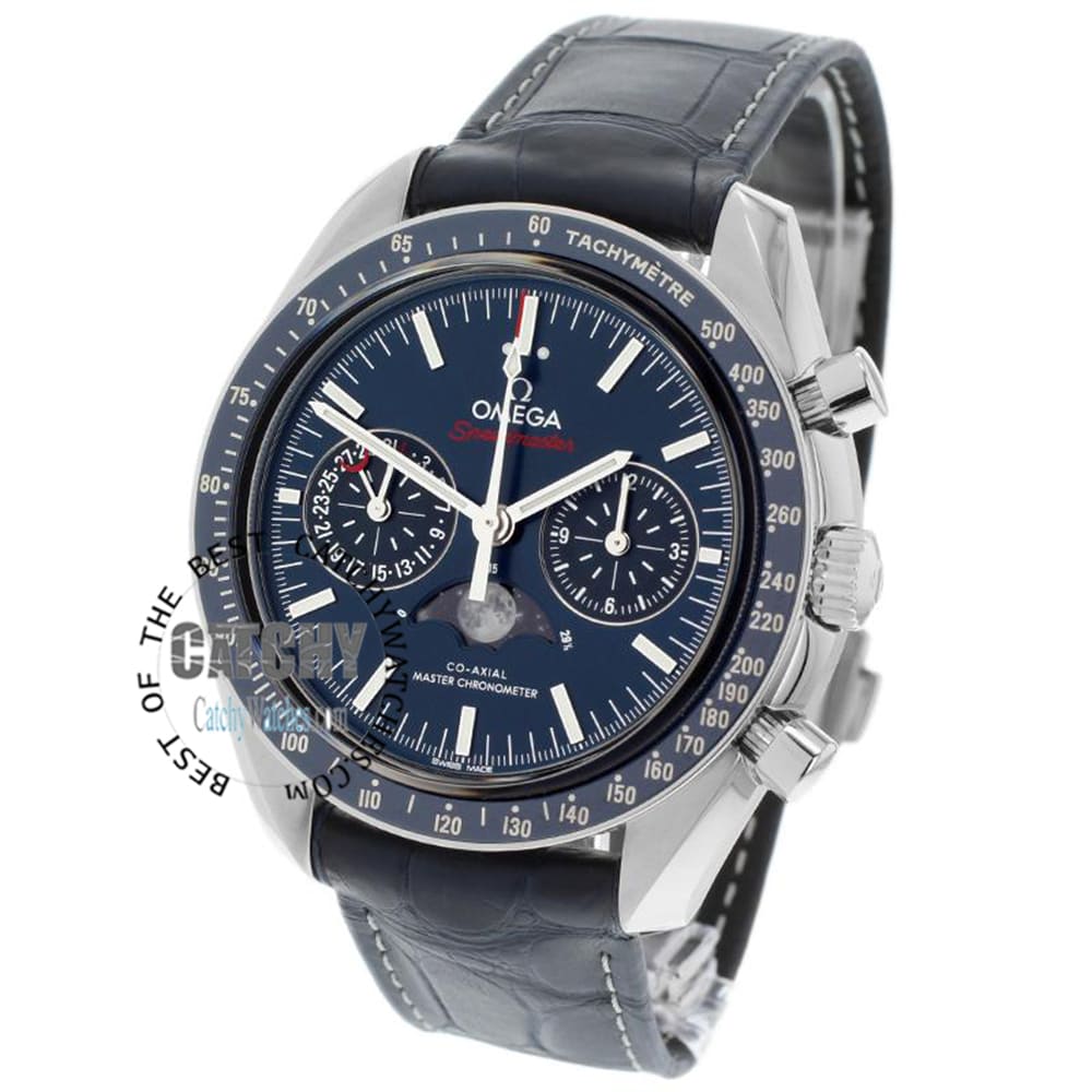 omega-speed-master-seamaster-watch-men-blue-genuine-leather-strap-blue-dial-choronograph-egypt