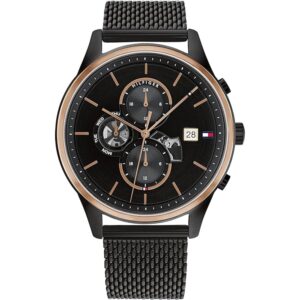 original-1710505-tommy-hilfiger-men-watch-black-mesh-metal-strap-dial-water-proof-egypt