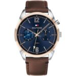 original-1791549-tommy-hilfiger-watch-men-deacan-hand-blue-dial-brown-leather-strap-egypt