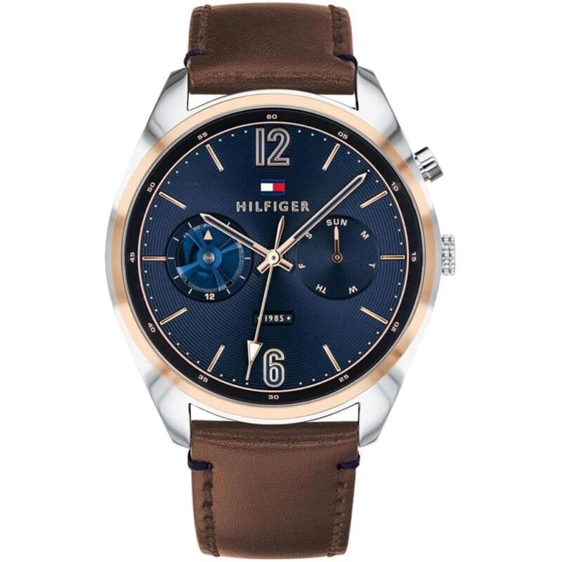 original-1791549-tommy-hilfiger-watch-men-deacan-hand-blue-dial-brown-leather-strap-egypt