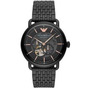original-ar60025-emporio-armani-watch-meccanico-men-black-dial-metal-strap-automatic-aviator-egypt
