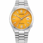 original-citizen-nj0150-81z-tsuyosa-automatic-watch-orange-yellow-dial-mens-bracelet-watch-egypt