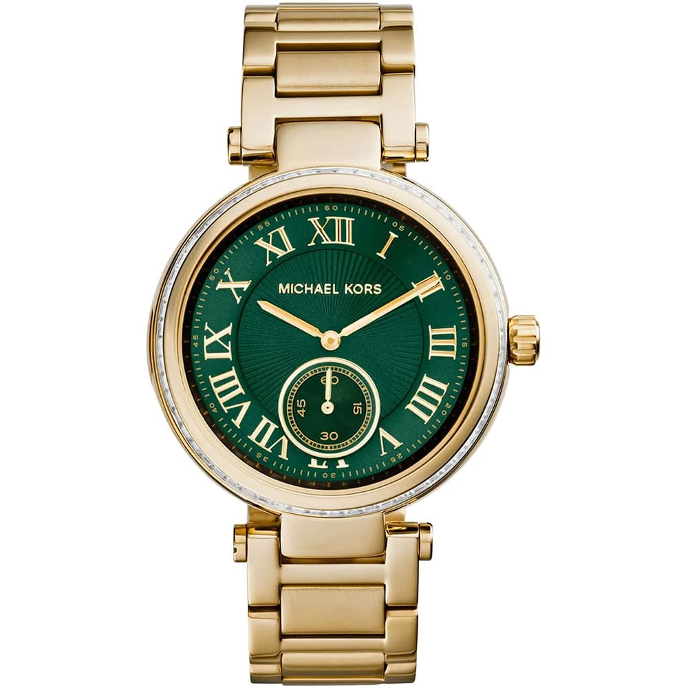 original-mk6065-michael-kors-watch-women-green-dial-metal-gold-strap-battery-analog-skylar-egypt