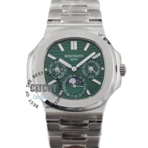 patek-philippe-men-watch-geneve-nautilus-green-dial-silver-metal-strap-automatic-egypt