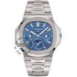 patek-philippe-men-watch-geneve-Nautilus-Blue-Dial-silver-metal-strap-automatic-egypt