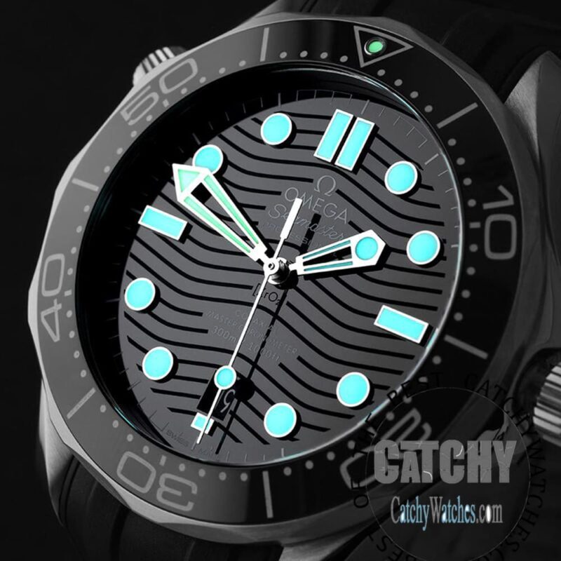 Omega Seamaster Diver Co‑Axial Automatic Green Watch - Image 4
