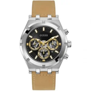 gw0262g1-original-guess-men-watch-black-dial-beige-leather-strap-egypt