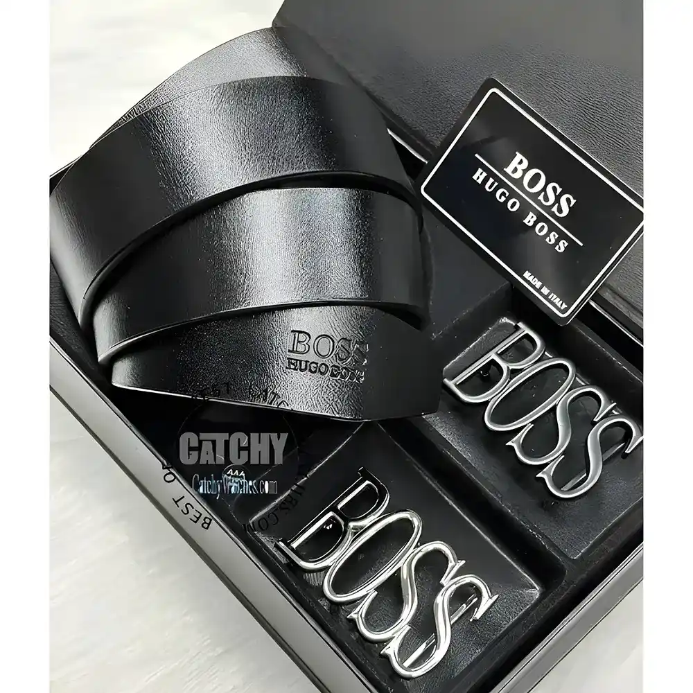 mirror-original-hugo-boss-belts-for-men-two-buckels-silver-black-brown-egypt