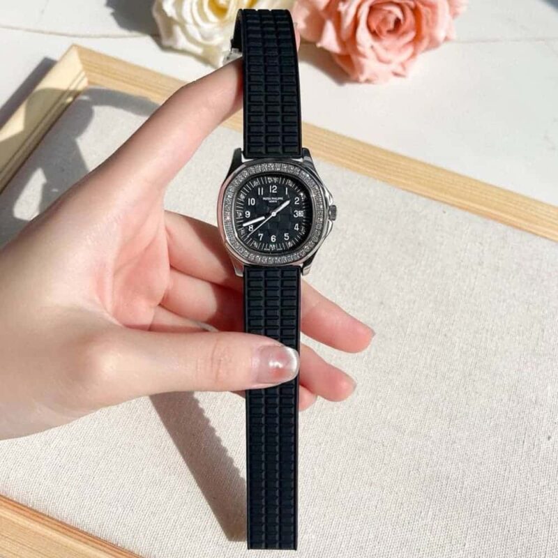 Patek Philippe Women Watch Black Diamond - Image 3