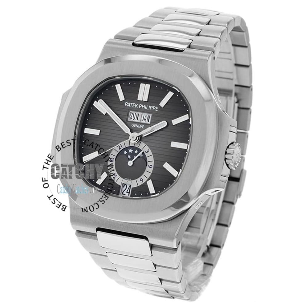 patek-philippe-geneve-men-automatic-watch-silver-metal-strap-grey-dial-egypt