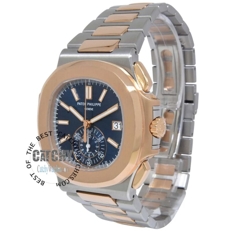 Patek Philippe Automatic Half Rose Gold Watch - Image 2