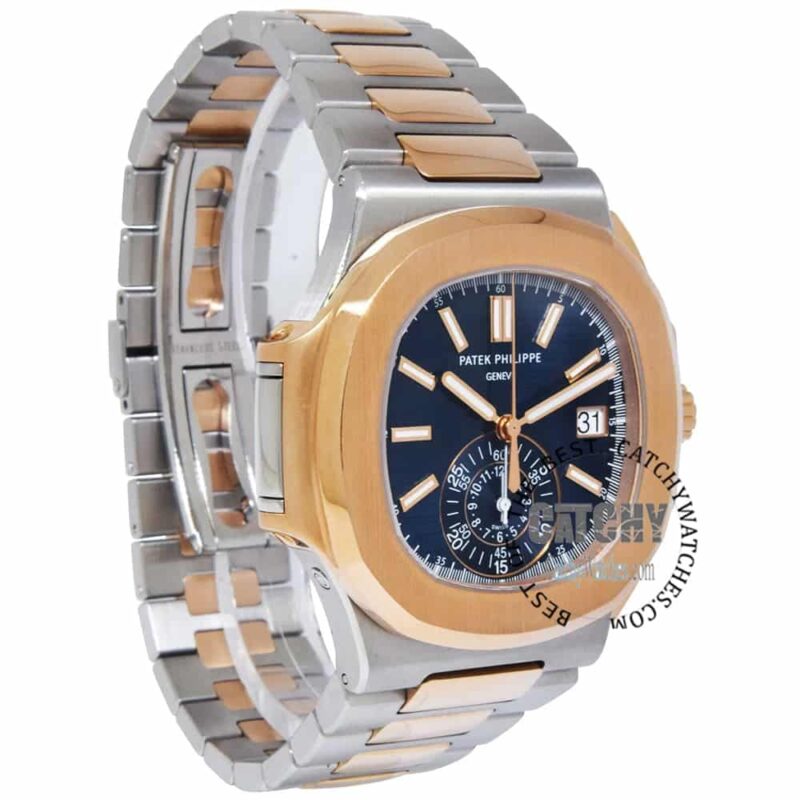 Patek Philippe Automatic Half Rose Gold Watch - Image 3