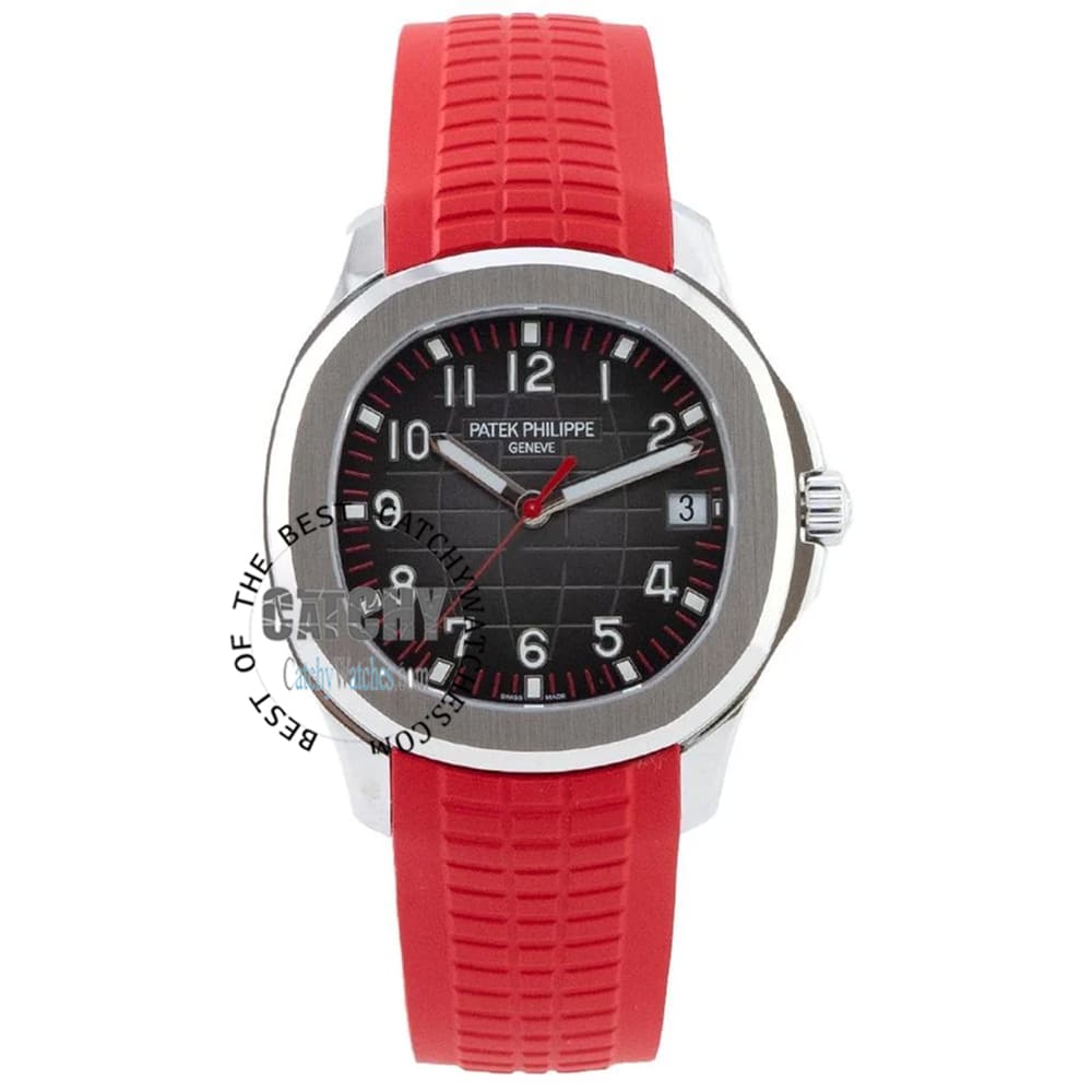 patek-philippe-men-watch-geneve-red-rubber-strap-black-dial-egypt-automatic