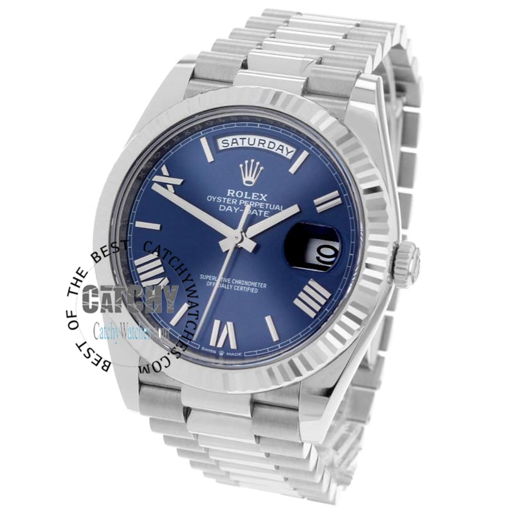 Rolex Daydate President Blue Dial MenWatch Catchy Watches