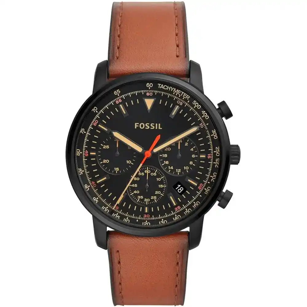 fs5501-original-fossil-watch-men-brown-leather-black-dial-goodwin-egypt