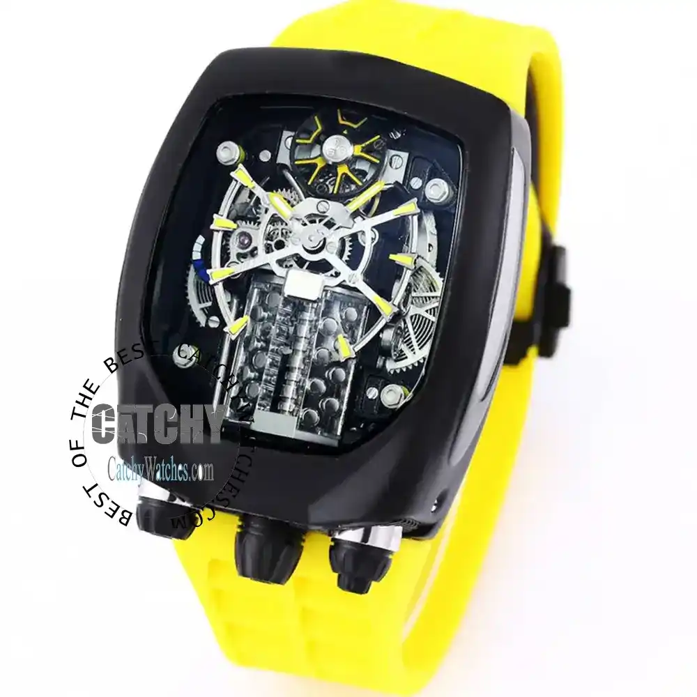 jacob-and-co-bugatti-watch-yellow-rubber-strap-automatic-egypt-mirror-original-first-high-copy