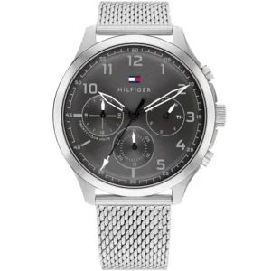 original-1791851-tommy-hilfiger-watch-men-grey-dial-mesh-metal-silver-strap-asher-egypt