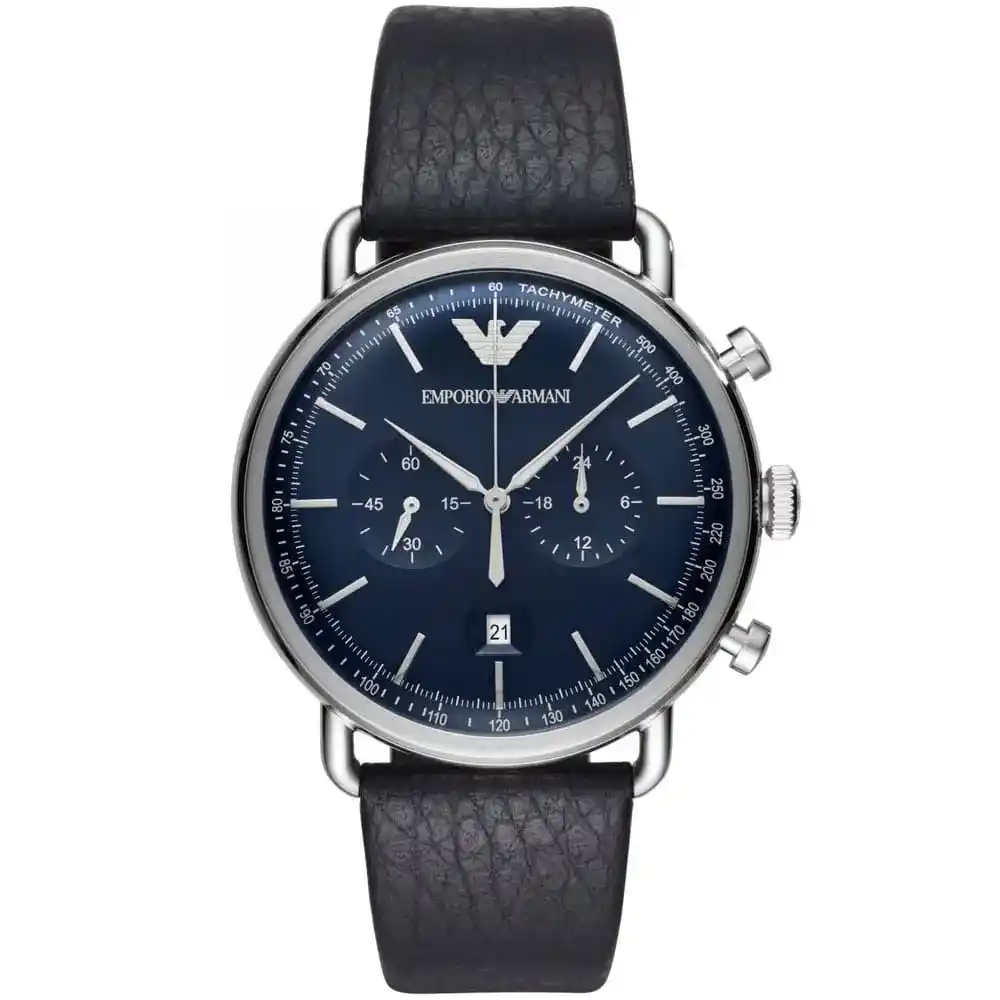 original-armani-avaitor-chronograph-quartz-blue-dial-mens-watch-ar11105-egypt