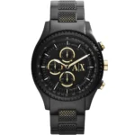 original-ax1604-armani-exchange-watch-men-black-dial-metal-strap-the-driver-two-egypt