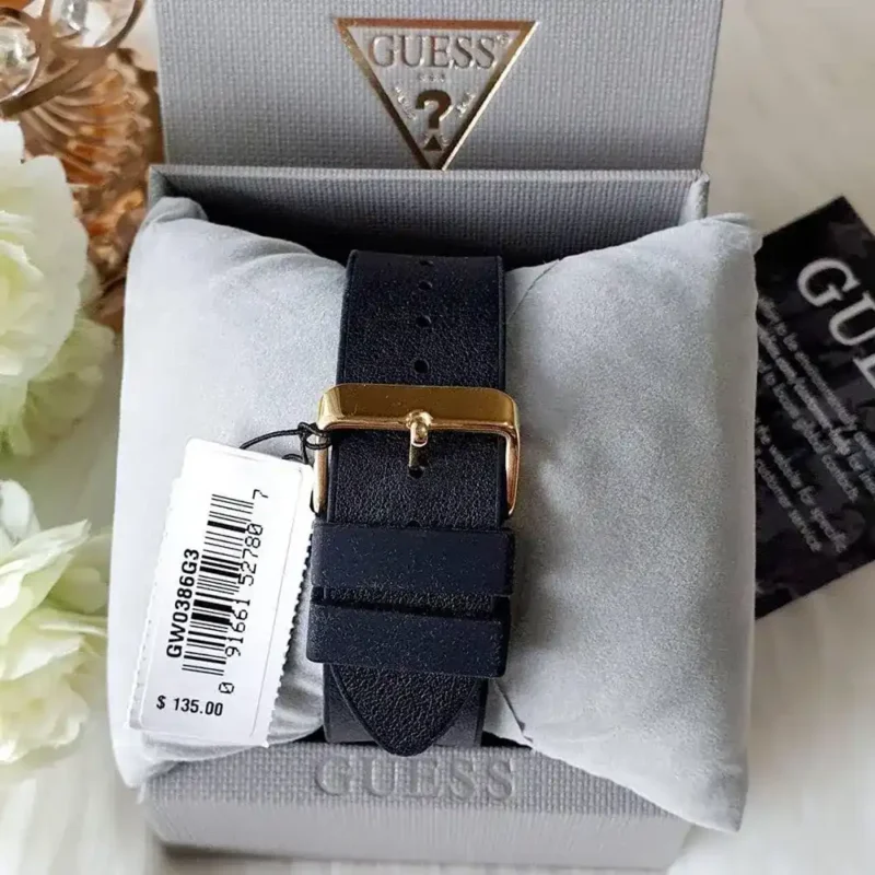GUESS Orologio Uomo Modello GW0386G3 – Design Elegante E Sportivo, Quadrante Analogo, Cinturino In Acciaio, Colore Argento