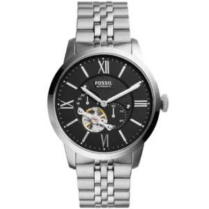 original-me3107-fossil-watch-men-black-dial-metal-silver-strap-automatic-townsman-egypt