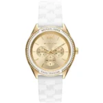 original-mk7267-michael-kors-watch-women-gold-dial-leather-white-strap-jessa-egypt