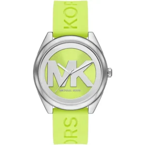 original-mk7351-michael-kors-watch-women-mk-logo-green-dial-rubber-strap-egypt