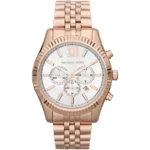 original-mk8313-michael-kors-watch-unisex-silver-dial-metal-rose-gold-strap-lexington-egypt