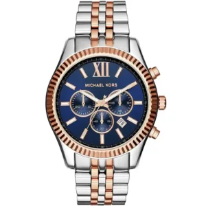 original-mk8412-michael-kors-watch-men-blue-dial-metal-silver-rose-gold-strap-egypt
