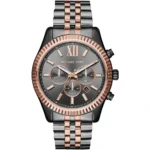 original-mk8561-michael-kors-watch-men-gray-dial-metal-grey-rose-gold-strap-egypt