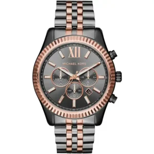 original-mk8561-michael-kors-watch-men-gray-dial-metal-grey-rose-gold-strap-egypt