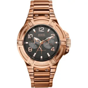 original-w0218g3 guess-men-watch-rose-gold-metal-strap-black-dial-egypt
