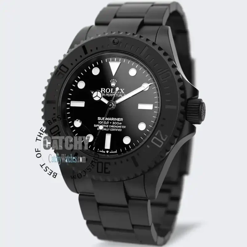 Rolex Submariner Watch full Black Egypt - Image 2