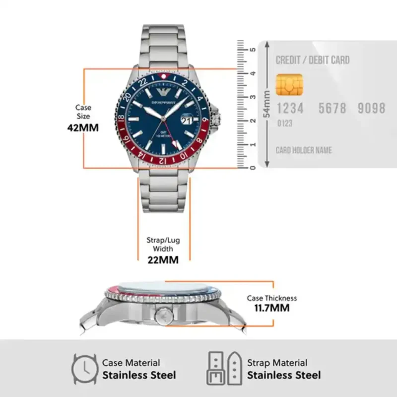 Emporio Armani Men's Watch Diver AR11339 - Image 23