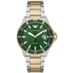 emporio-armani-original-ar80063-men-watch-green-dial-silver-metal-strap-diver-egypt