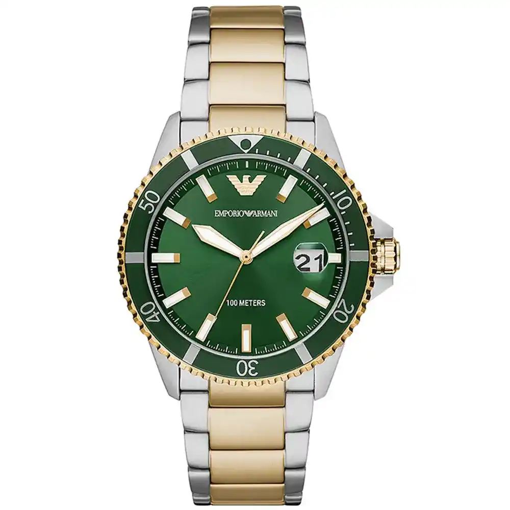 emporio-armani-original-ar80063-men-watch-green-dial-silver-metal-strap-diver-egypt