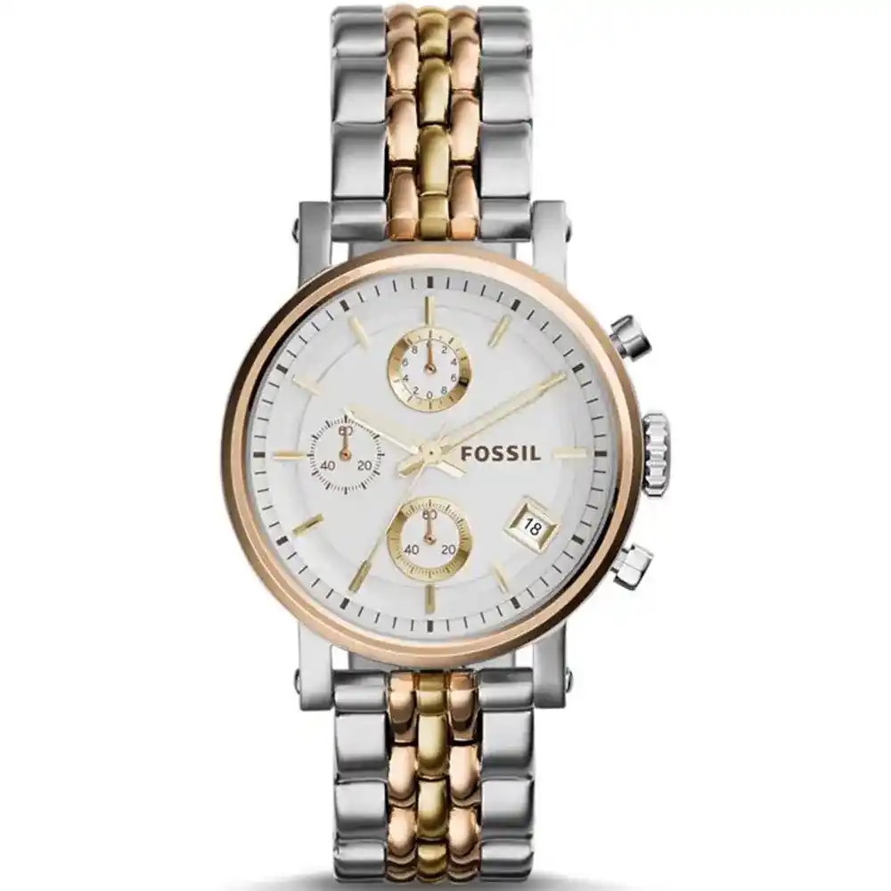 es3840-original-fossil-boyfriend-chronograph-silver-dial-tri-tone-ladies-watch-egypt