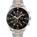 1513705-original-hugo-boss-men-watch-grey-dial-silver-rose-gold-metal-strap-egypt