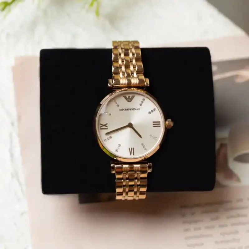 Emporio Armani Ladies Watch Gianni T-Bar AR11059 - Image 7
