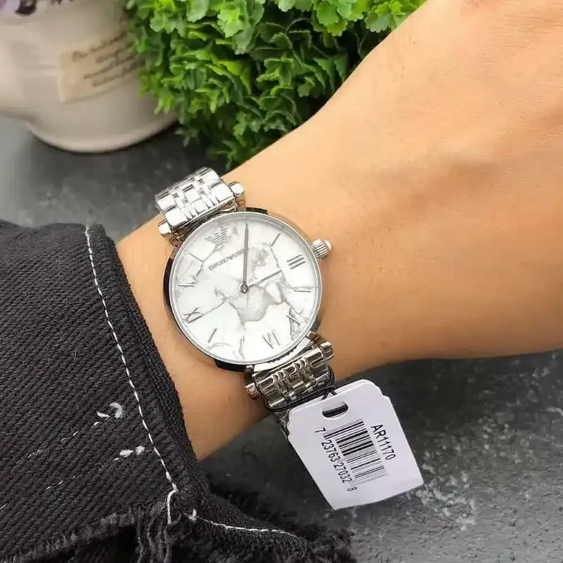 Emporio Armani Ladies Watch Gianni T-Bar AR11170 - Image 11