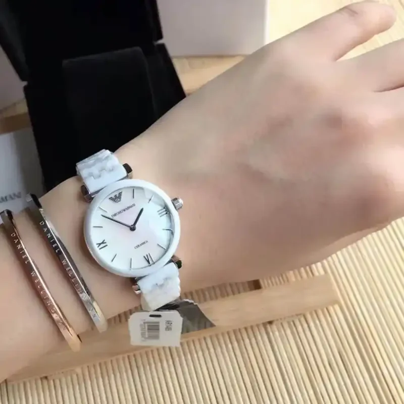 Emporio Armani Ladies Watch Gianni T-Bar AR1485 - Image 11