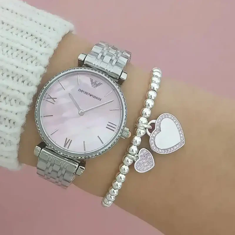 Emporio Armani Ladies Watch Gianni T-Bar AR1779 - Image 12