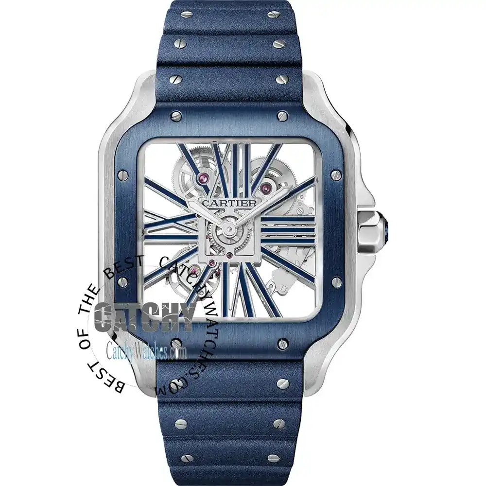 cartier-de-santos-men-watch-blue-skeleton-blue-metal-strap-automatic-egypt-for-men